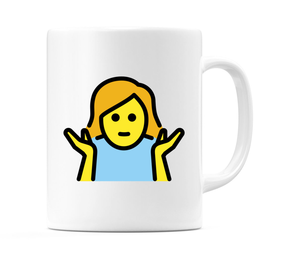 Female Shrugging Emoji Mug
