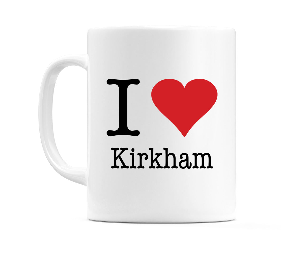 I Love Kirkham Mug