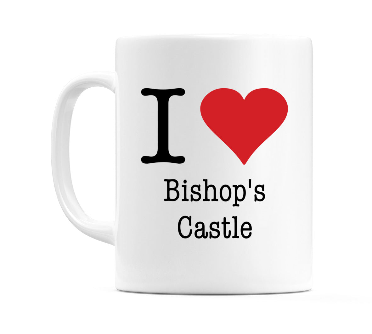 I Love Bishop's Castle Mug