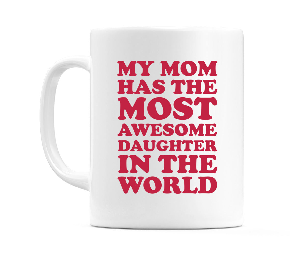 My Mom Has The Most Awesome Daughter In The World Mug