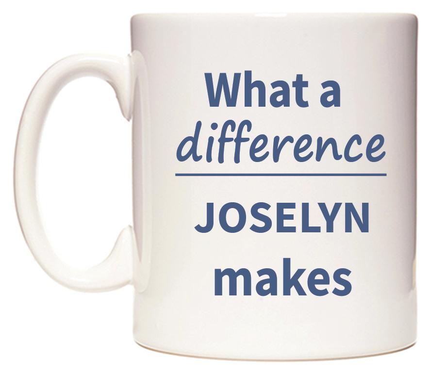 What a difference JOSELYN makes Mug