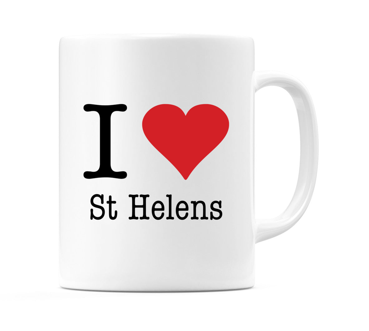 I Love St Helens Mug