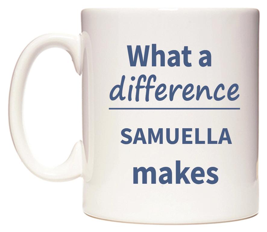 What a difference SAMUELLA makes Mug