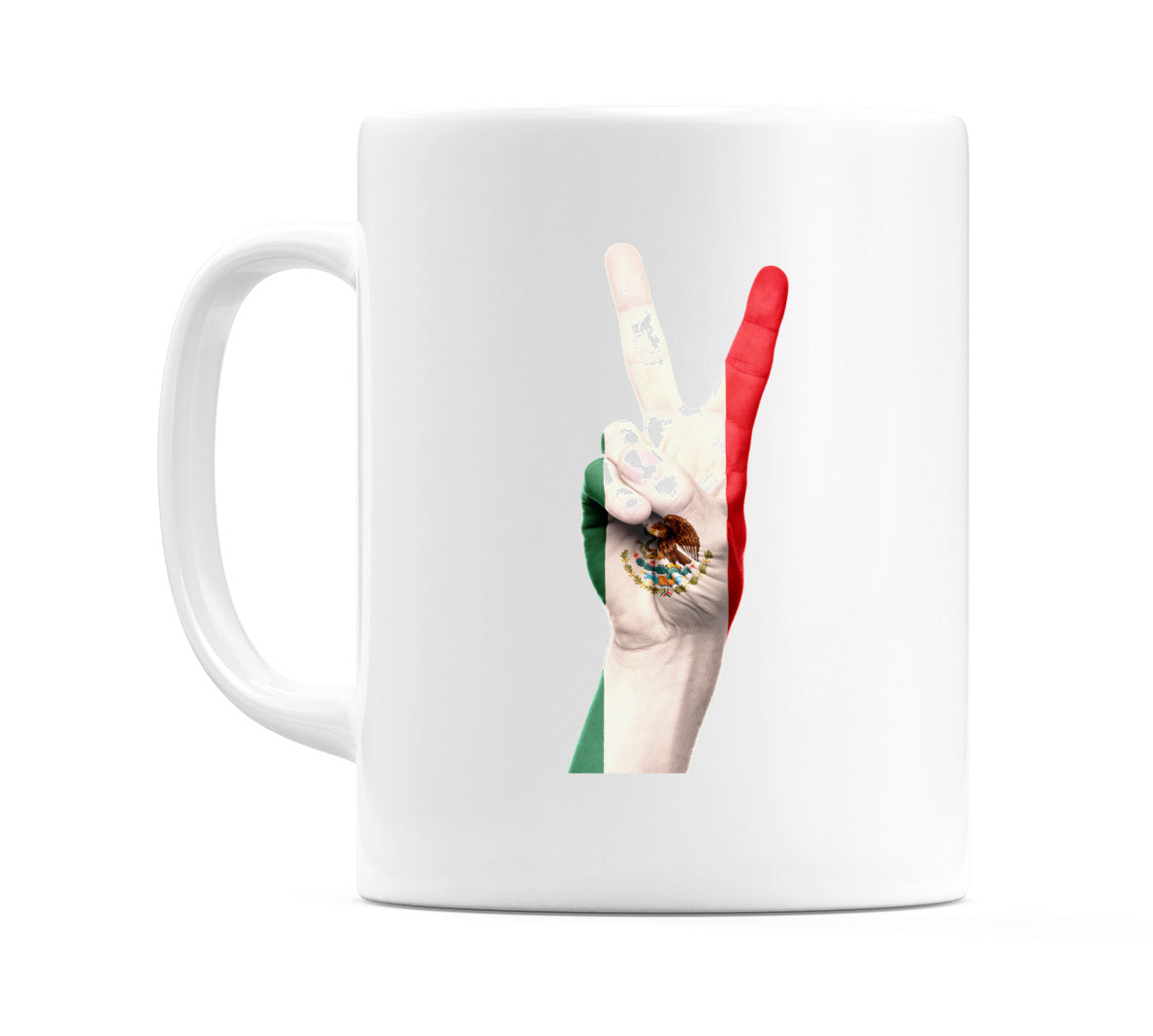 Mexico Two Fingers Flag Mug