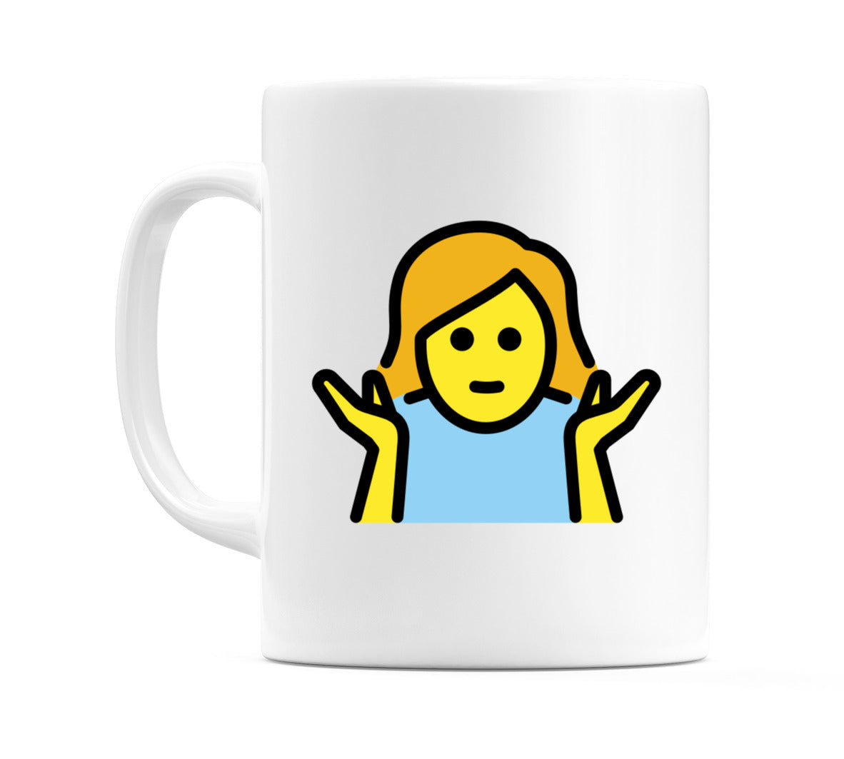 Female Shrugging Emoji Mug