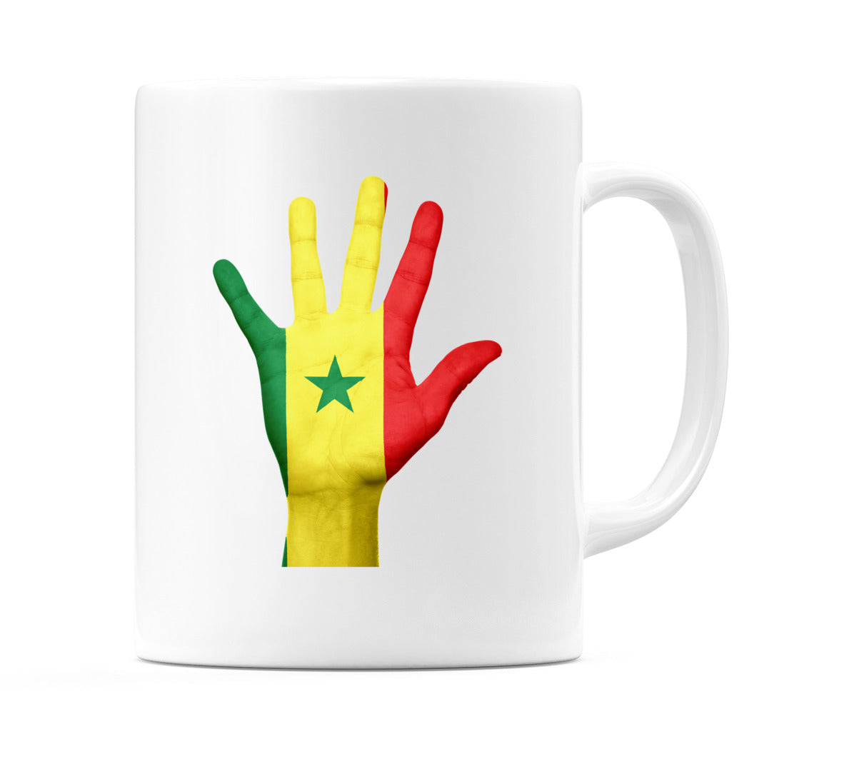Senegal Hand Flag Mug