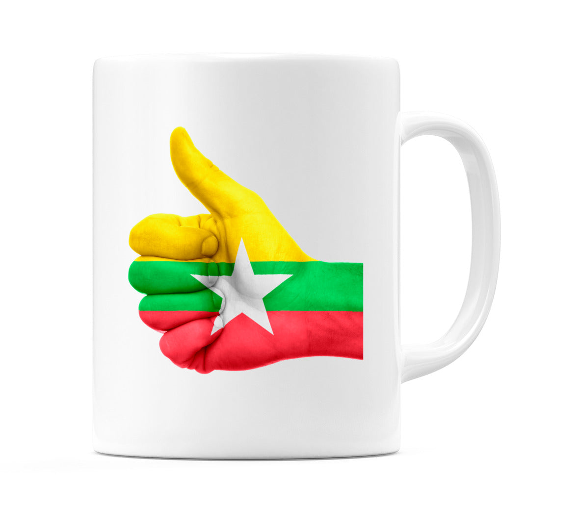 Burma Thumbs up Flag Mug