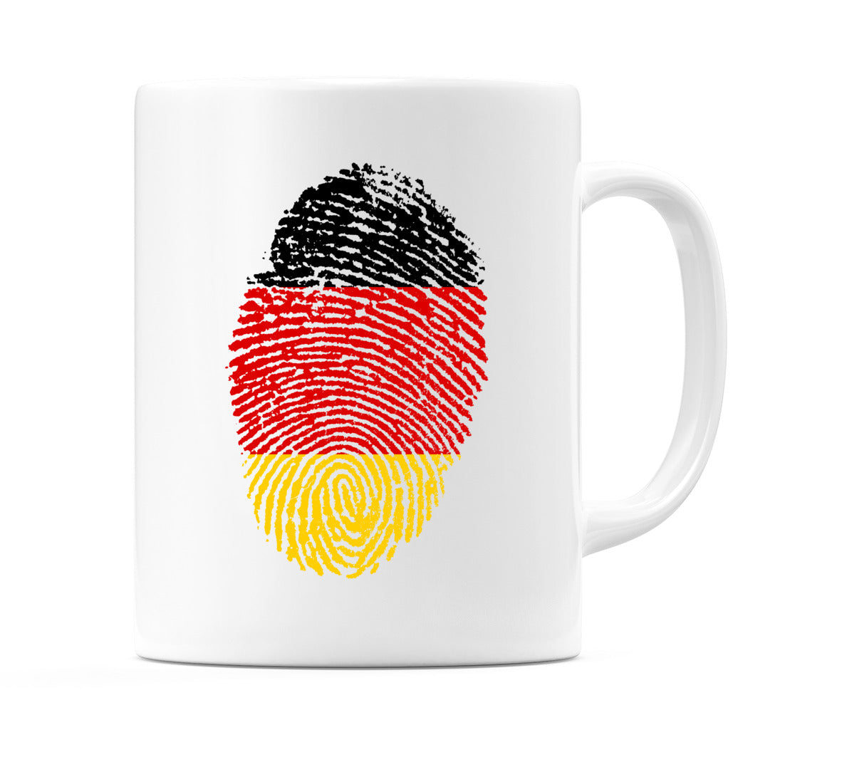 Germany Finger Print Flag Mug