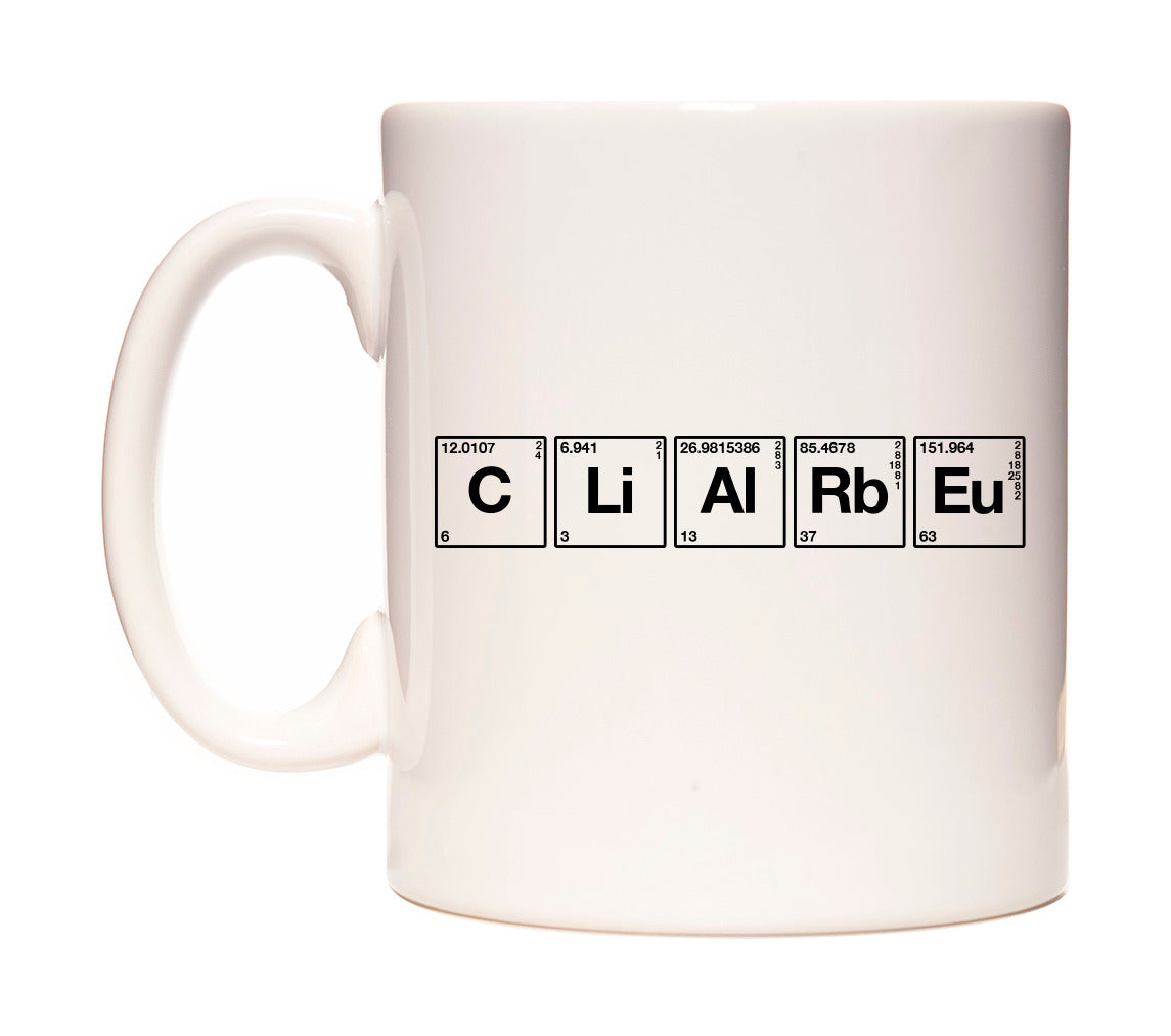 Clare - Chemistry Themed Mug