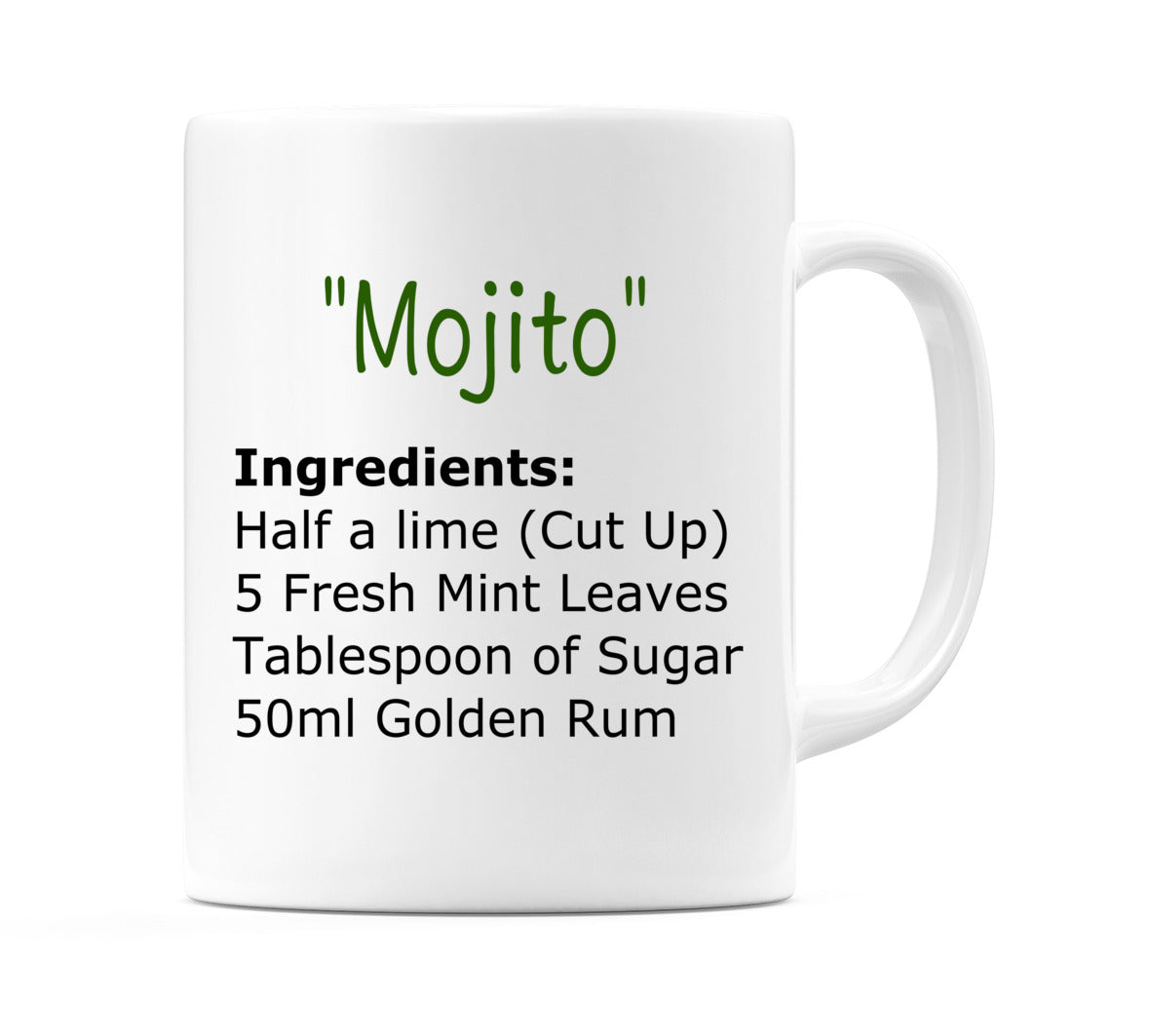 Mojito Ingredients Mug