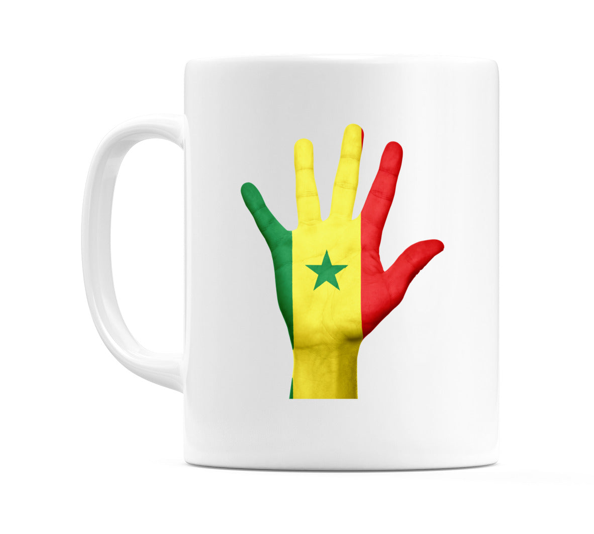 Senegal Hand Flag Mug