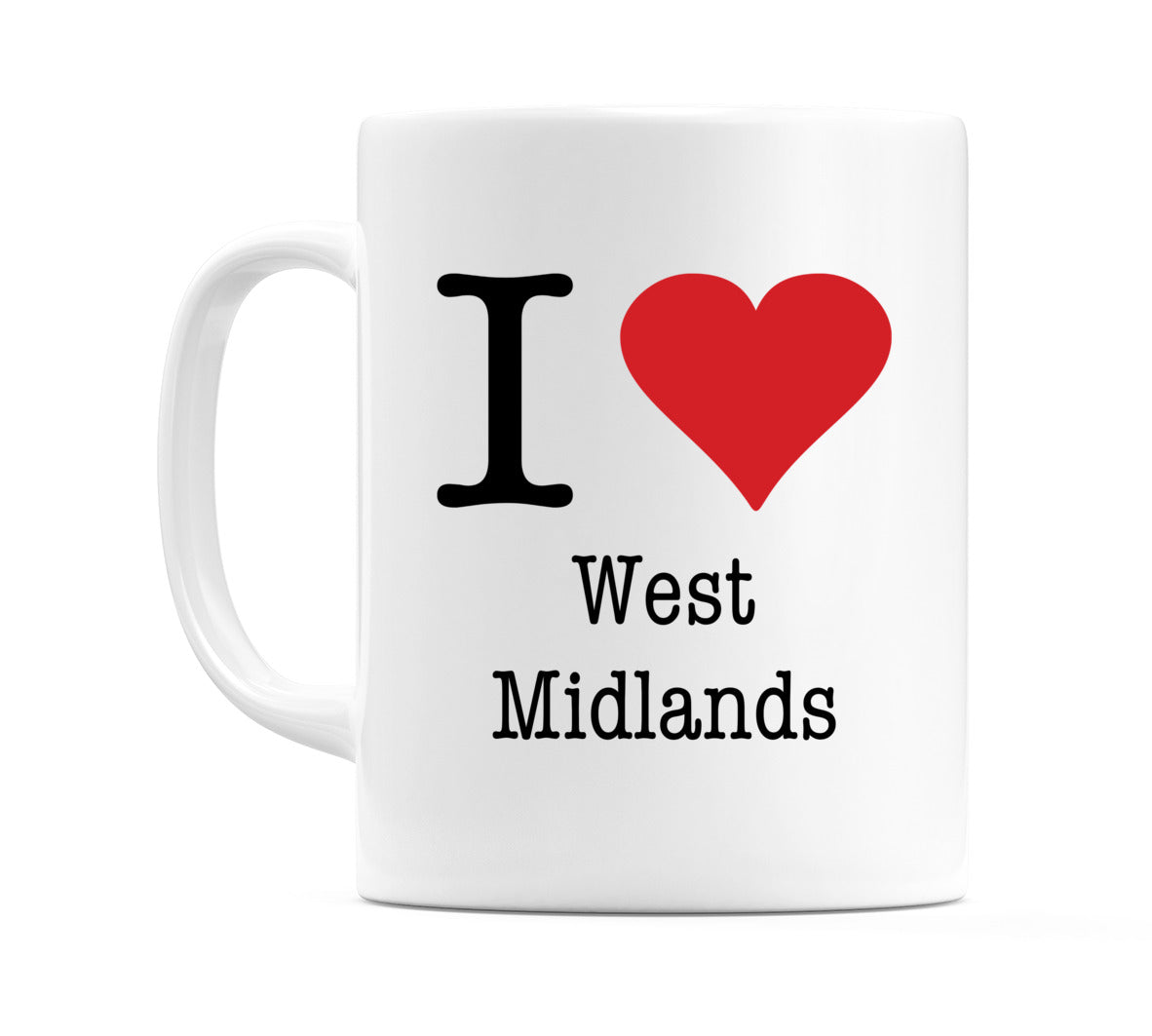 I Love West Midlands Mug