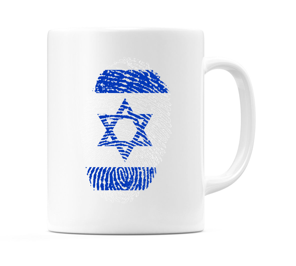 Israel Finger Print Flag Mug