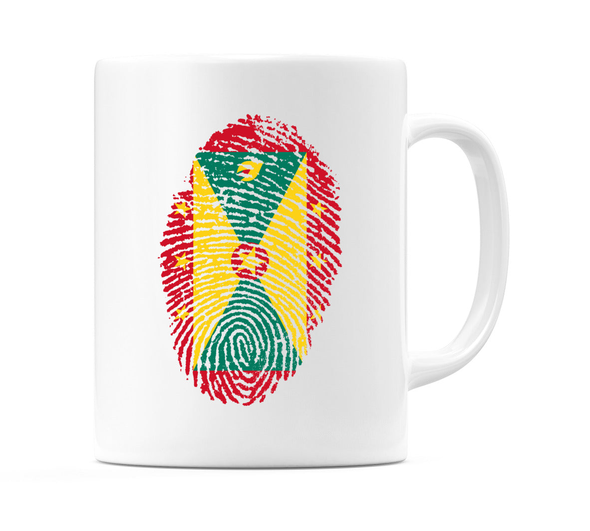 Grenada Finger Print Flag Mug