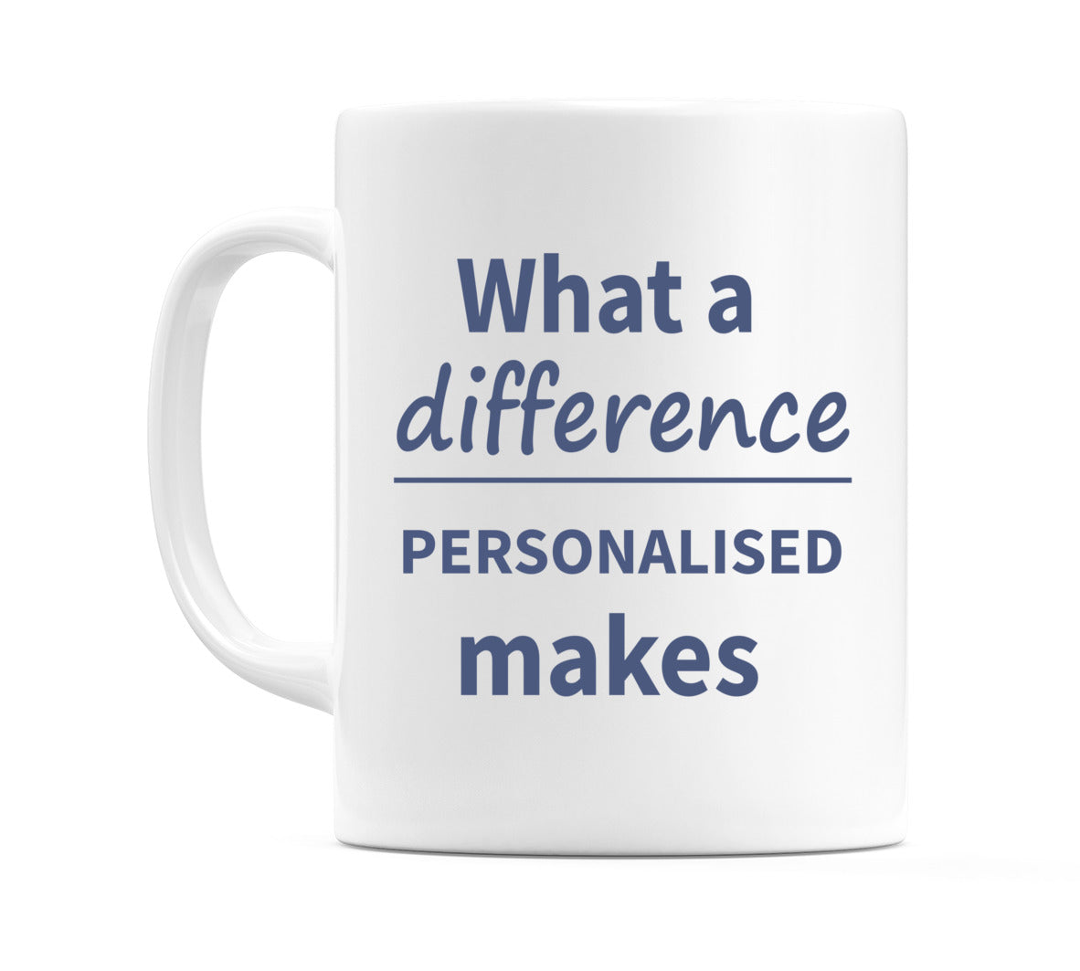 What a difference Personalised Mug