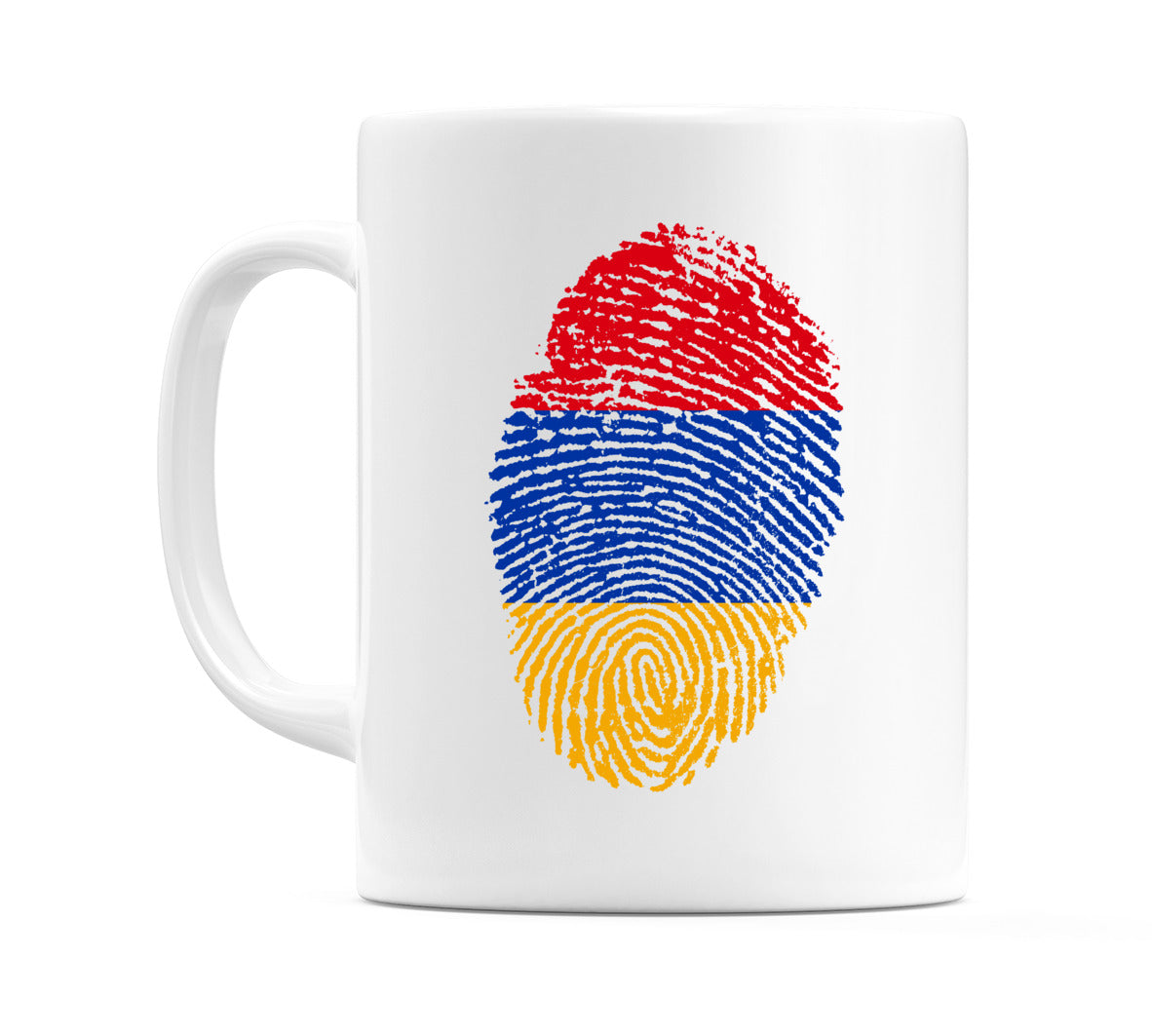 Armenia Finger Print Flag Mug