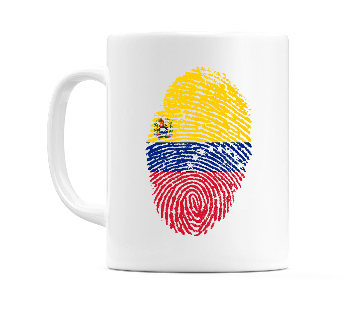 Venezuela Finger Print Flag Mug
