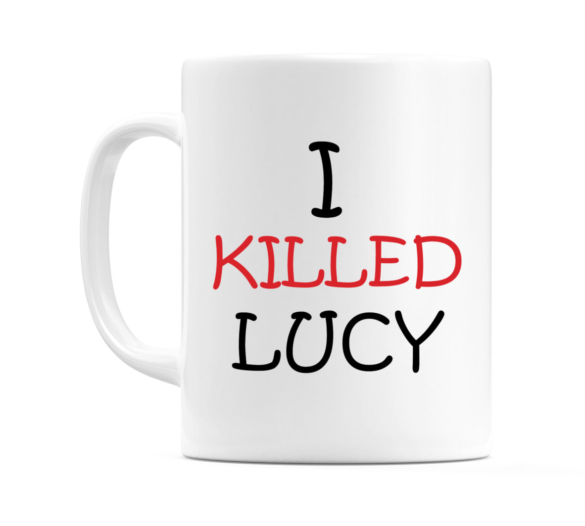 I Killed Lucy Mug