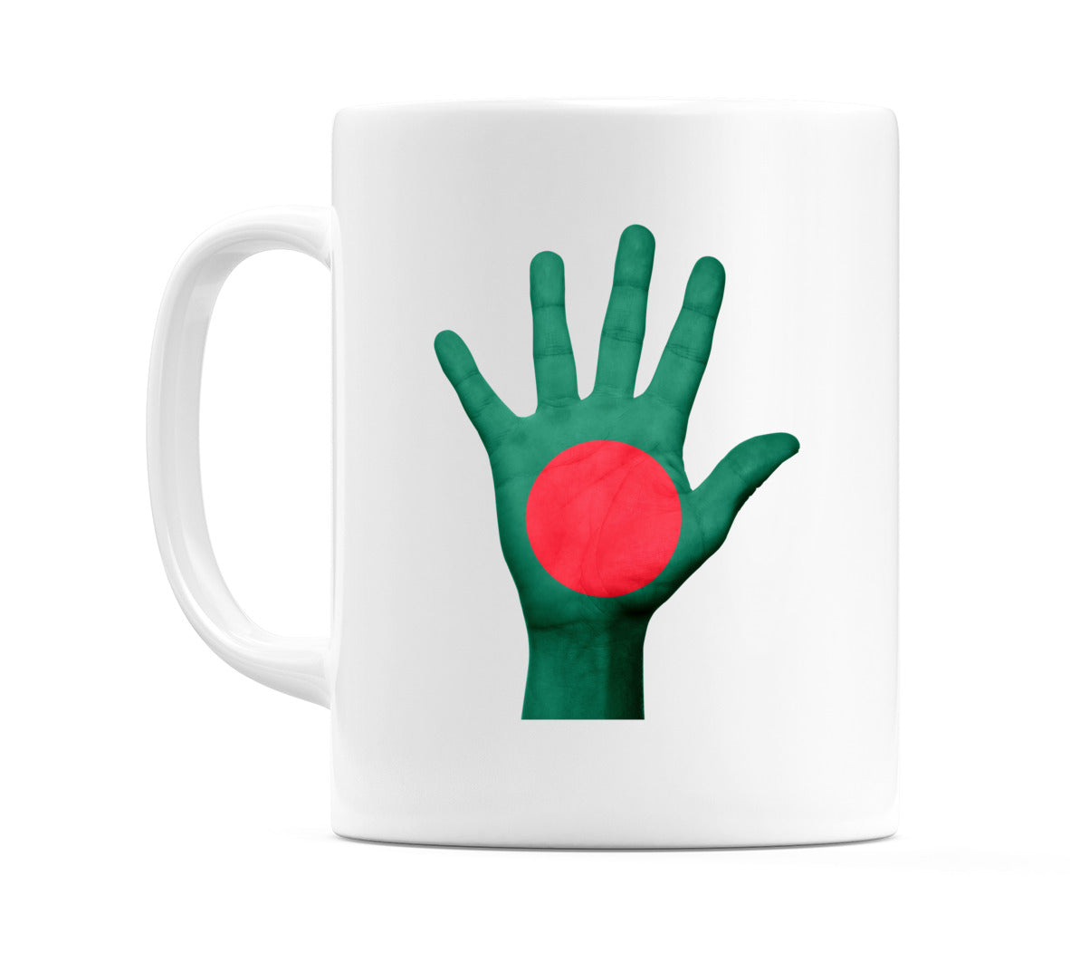 Bangladesh Hand Flag Mug
