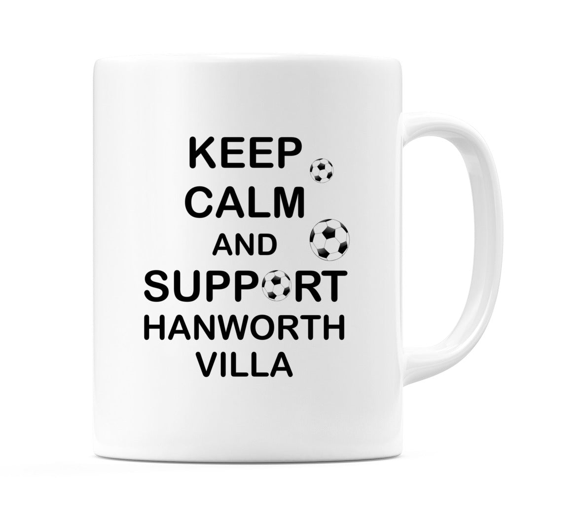 Keep Calm And Support Hanworth Villa Mug