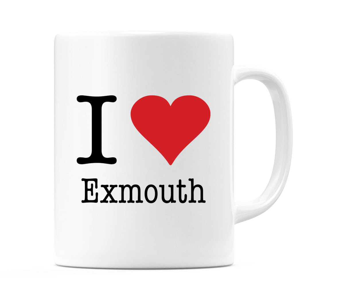 I Love Exmouth Mug