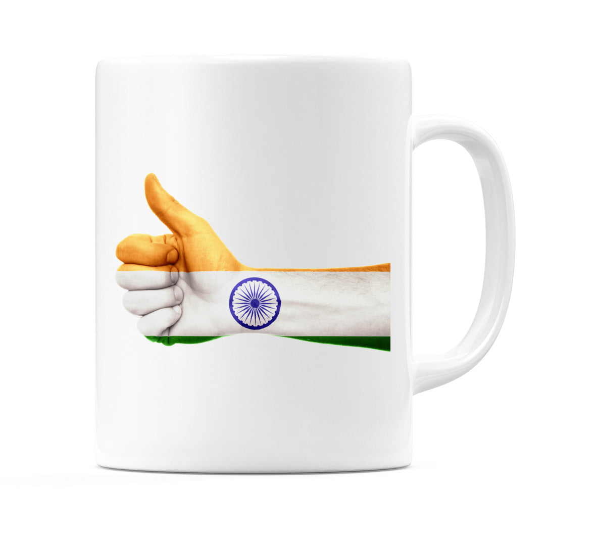 India Thumbs up Flag Mug