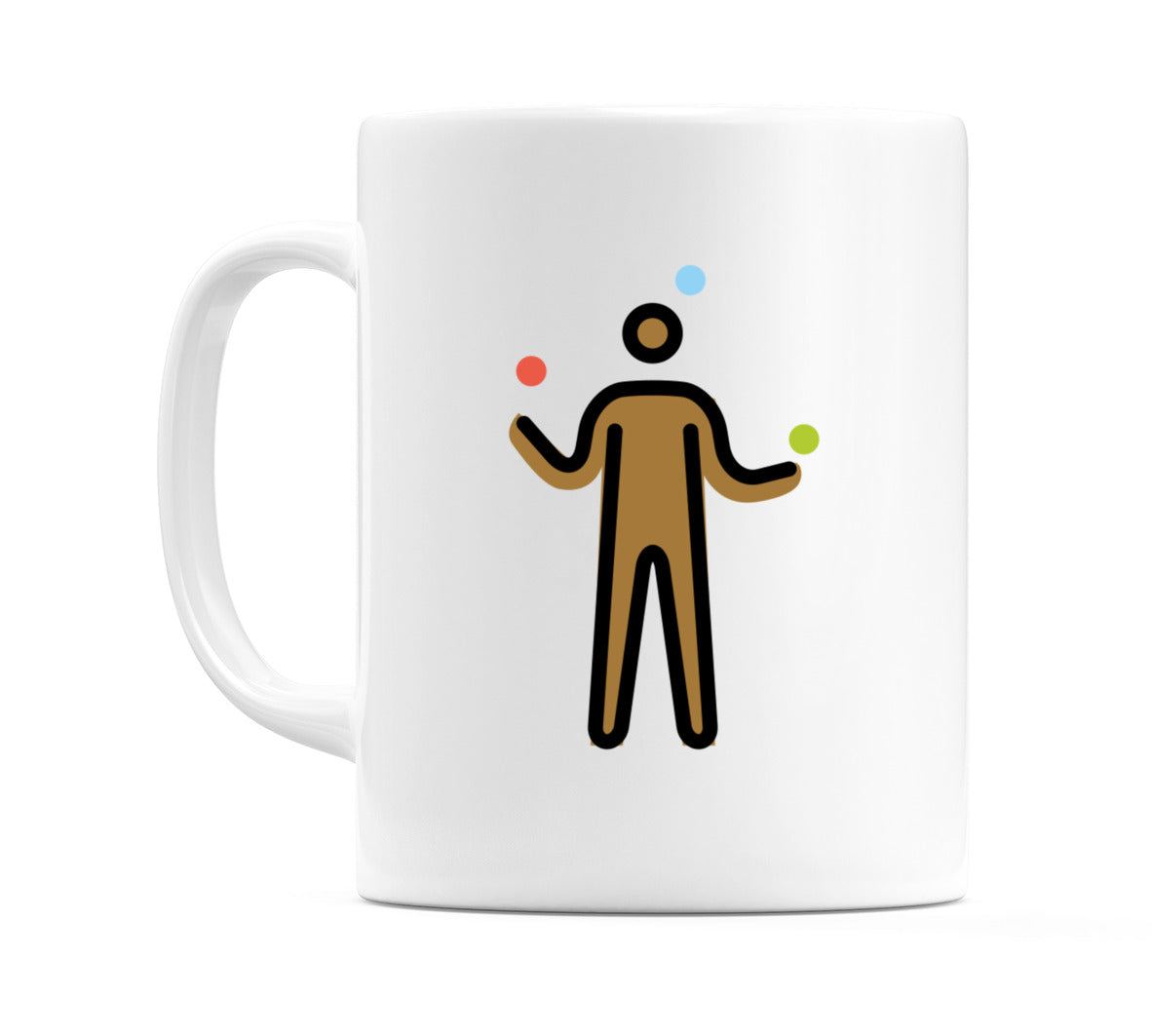 Person Juggling: Medium-Dark Skin Tone Emoji Mug