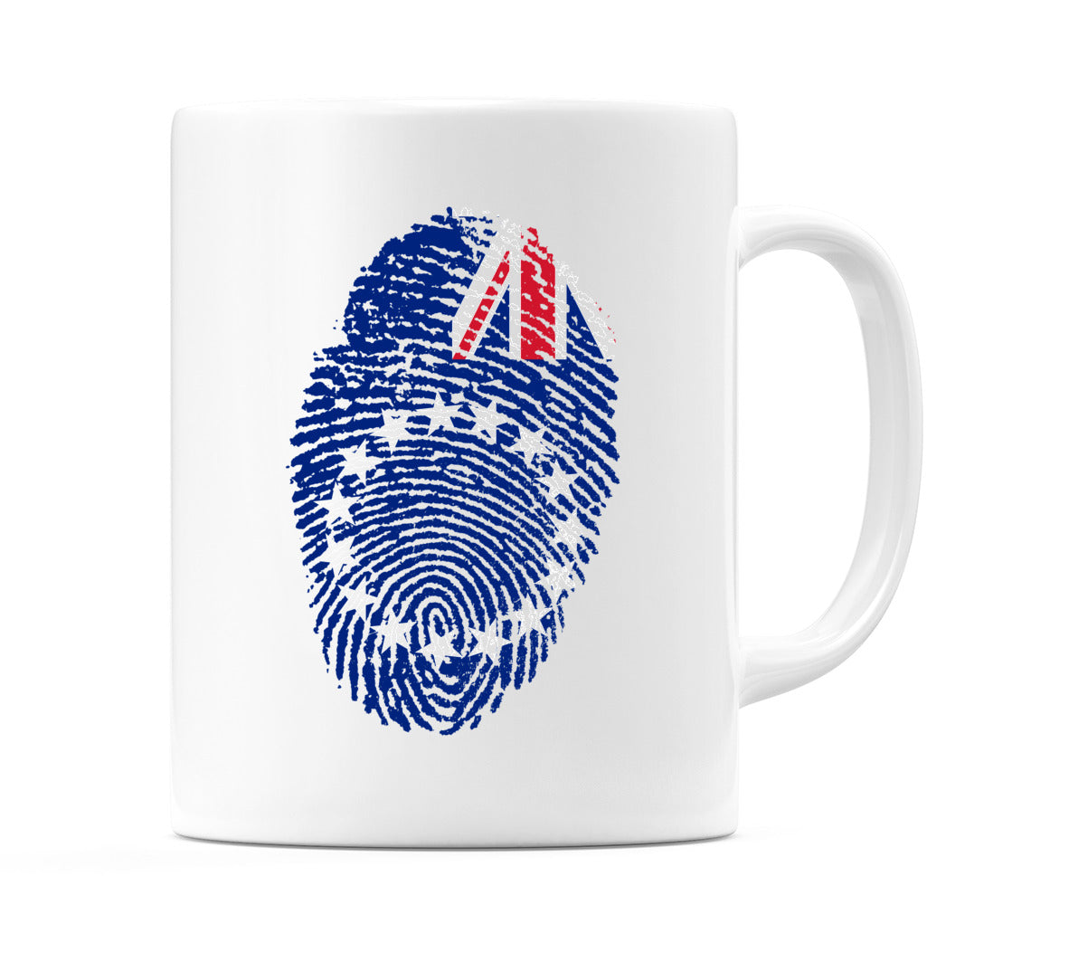 Cook Island Finger Print Flag Mug
