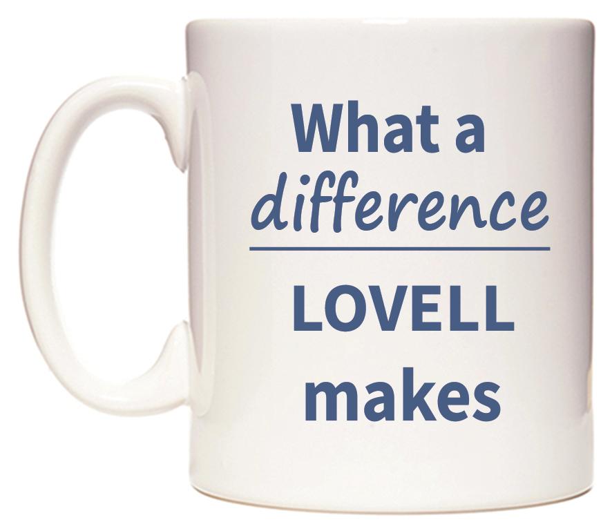 What a difference LOVELL makes Mug