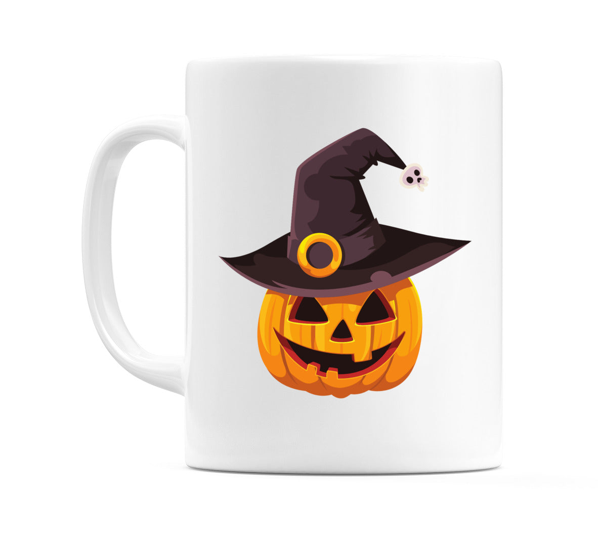 Pumpkin with Wizard Hat Mug