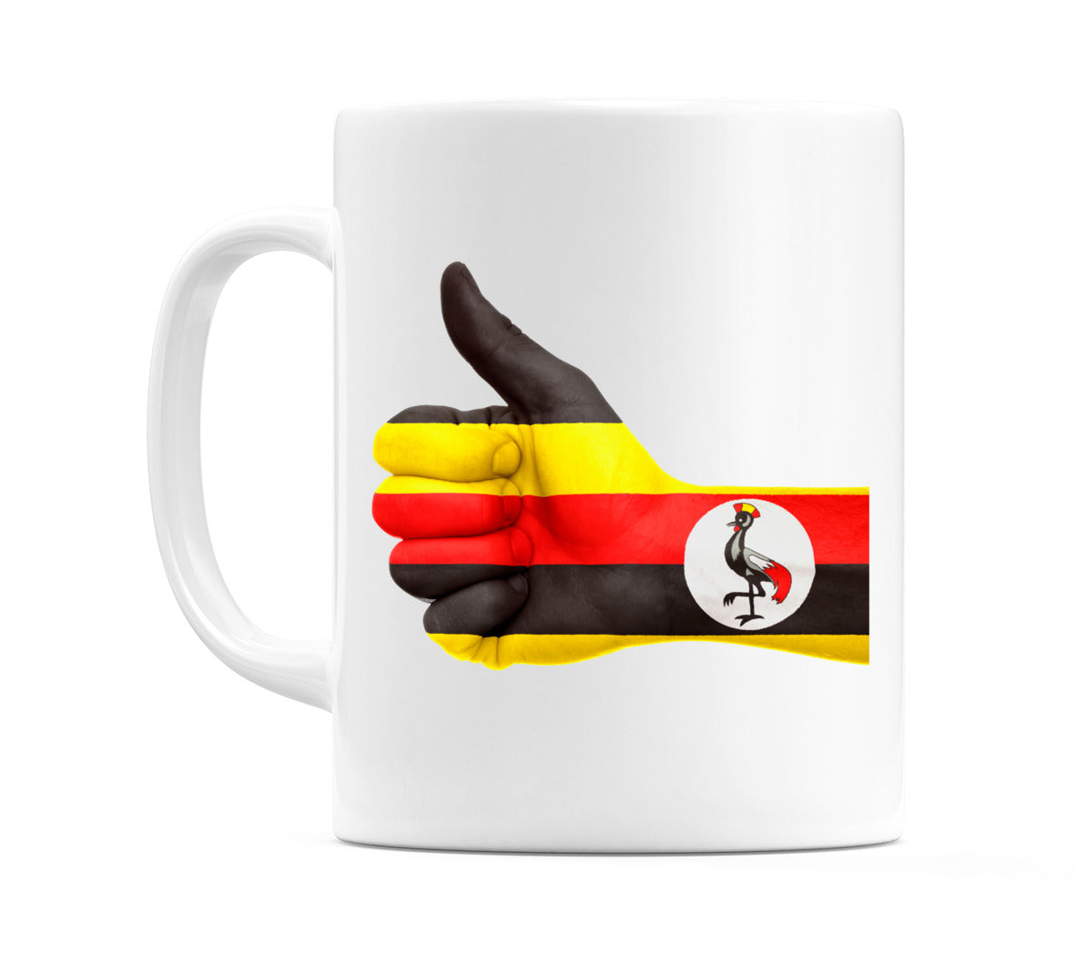 Uganda Thumbs up Flag Mug