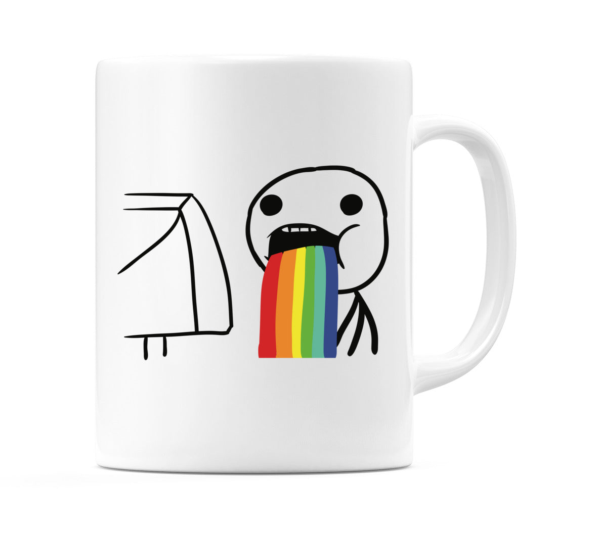 Rainbow Puke Mug