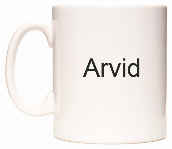 This mug features Arvid