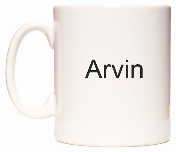This mug features Arvin