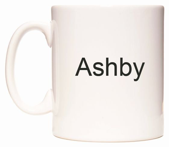 This mug features Ashby