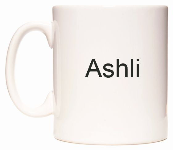This mug features Ashli
