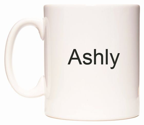 This mug features Ashly