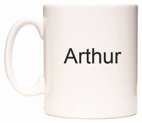 This mug features Arthur