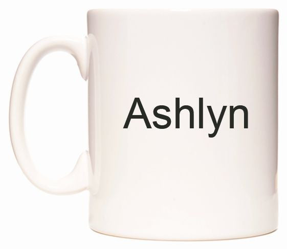 This mug features Ashlyn