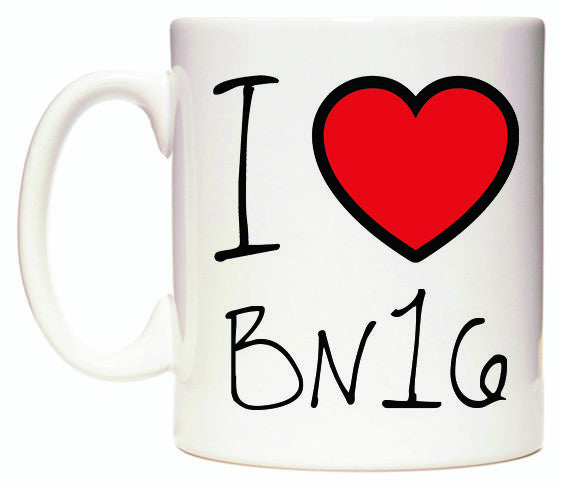 This mug features I Love BN16