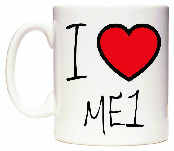 This mug features I Love ME1