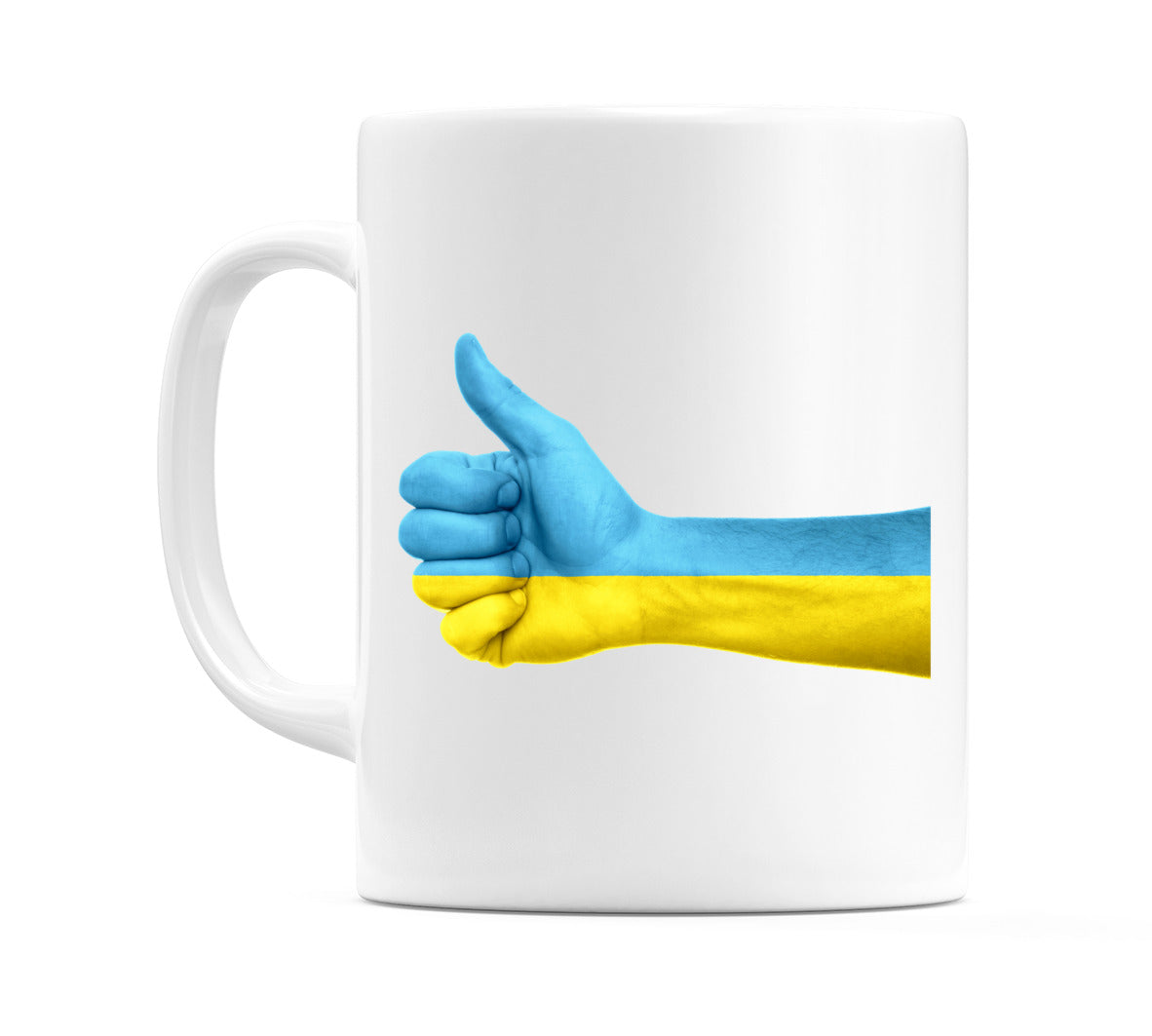 Ukraine Thumbs up Flag Mug