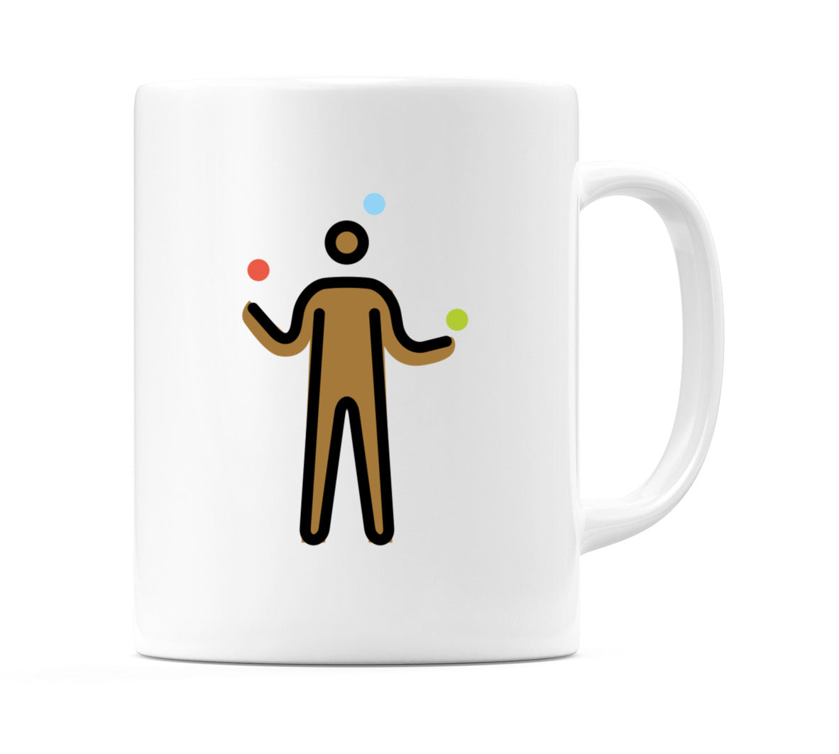 Person Juggling: Medium-Dark Skin Tone Emoji Mug