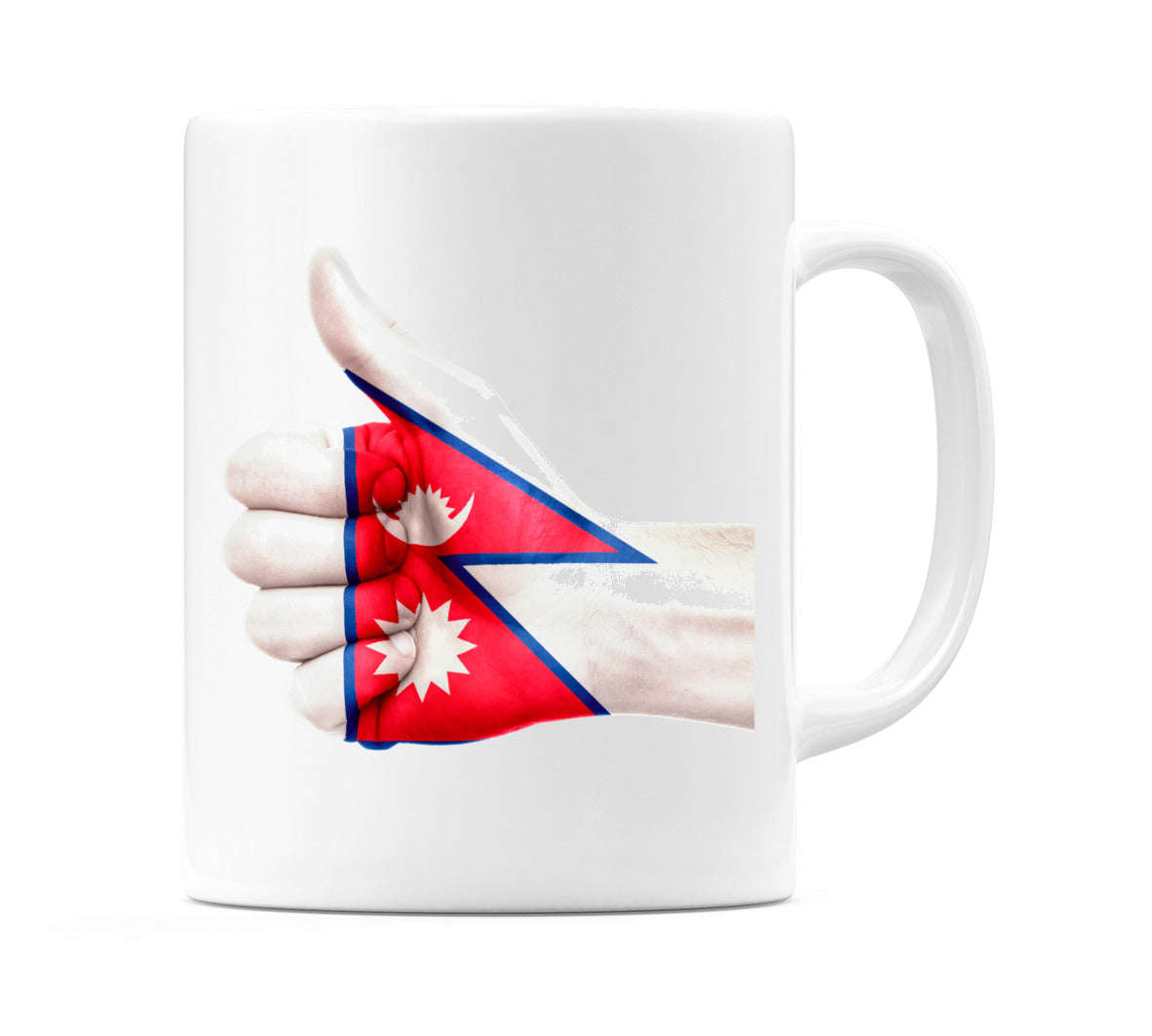 Nepal Thumbs up Flag Mug