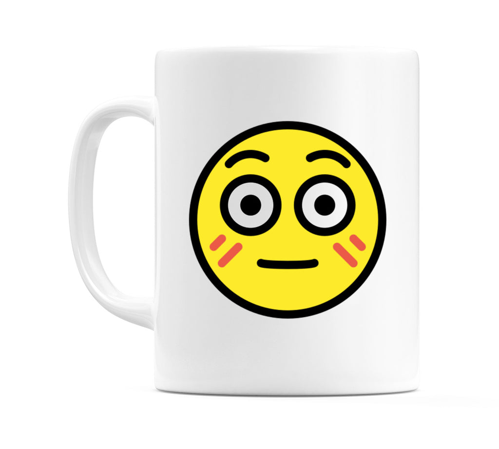 Flushed Face Emoji Mug