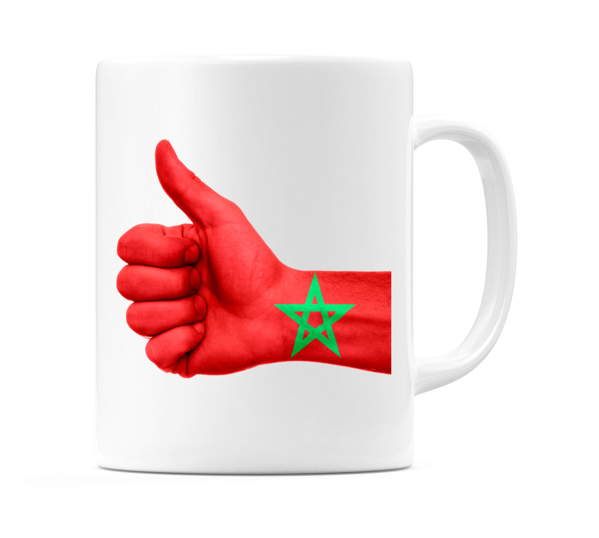 Morocco Thumbs up Flag Mug