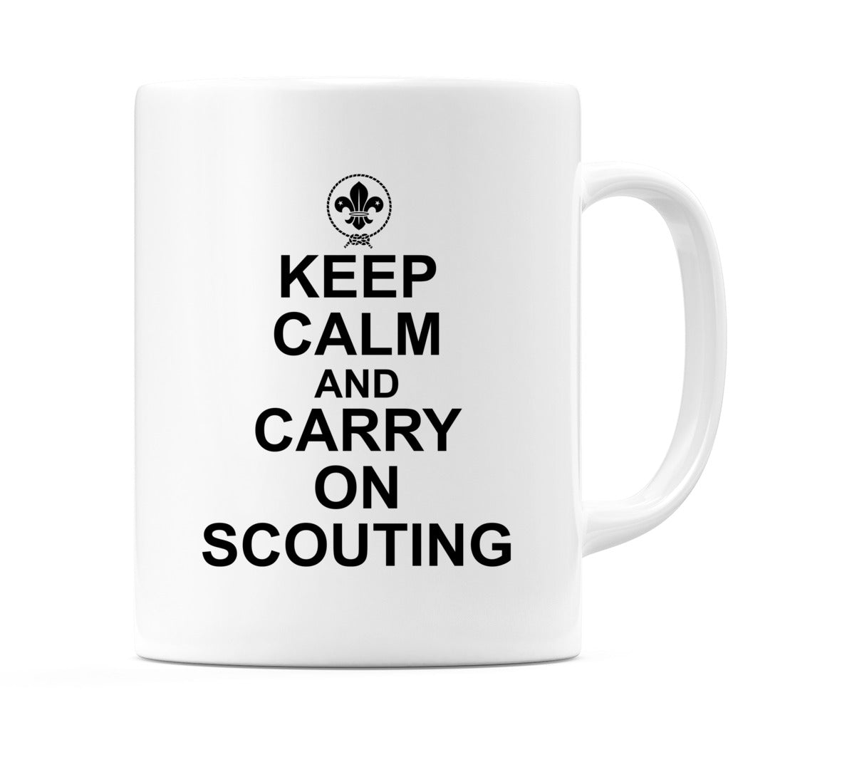 Keep Calm and Carry on Scouting Mug