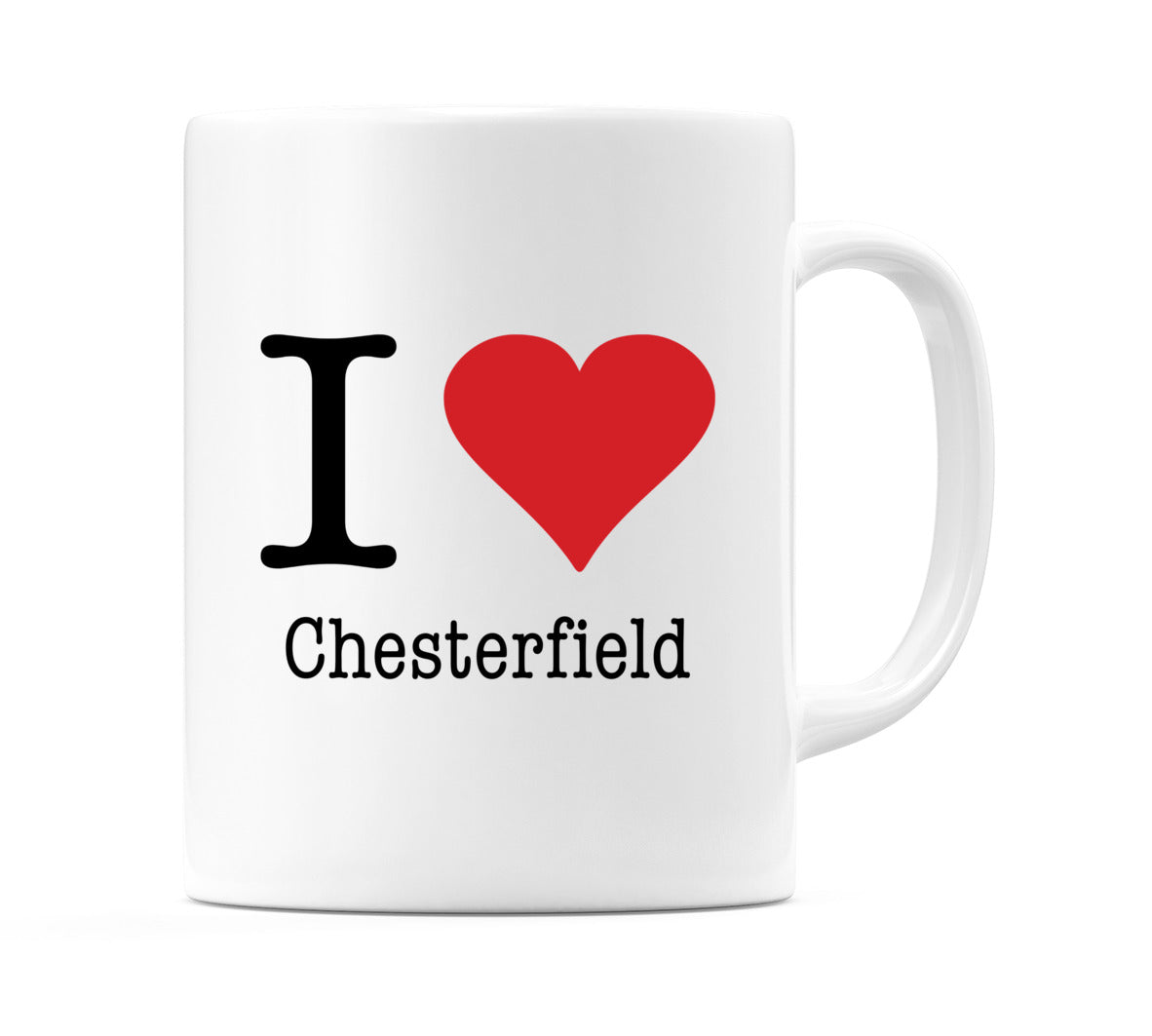 I Love Chesterfield Mug