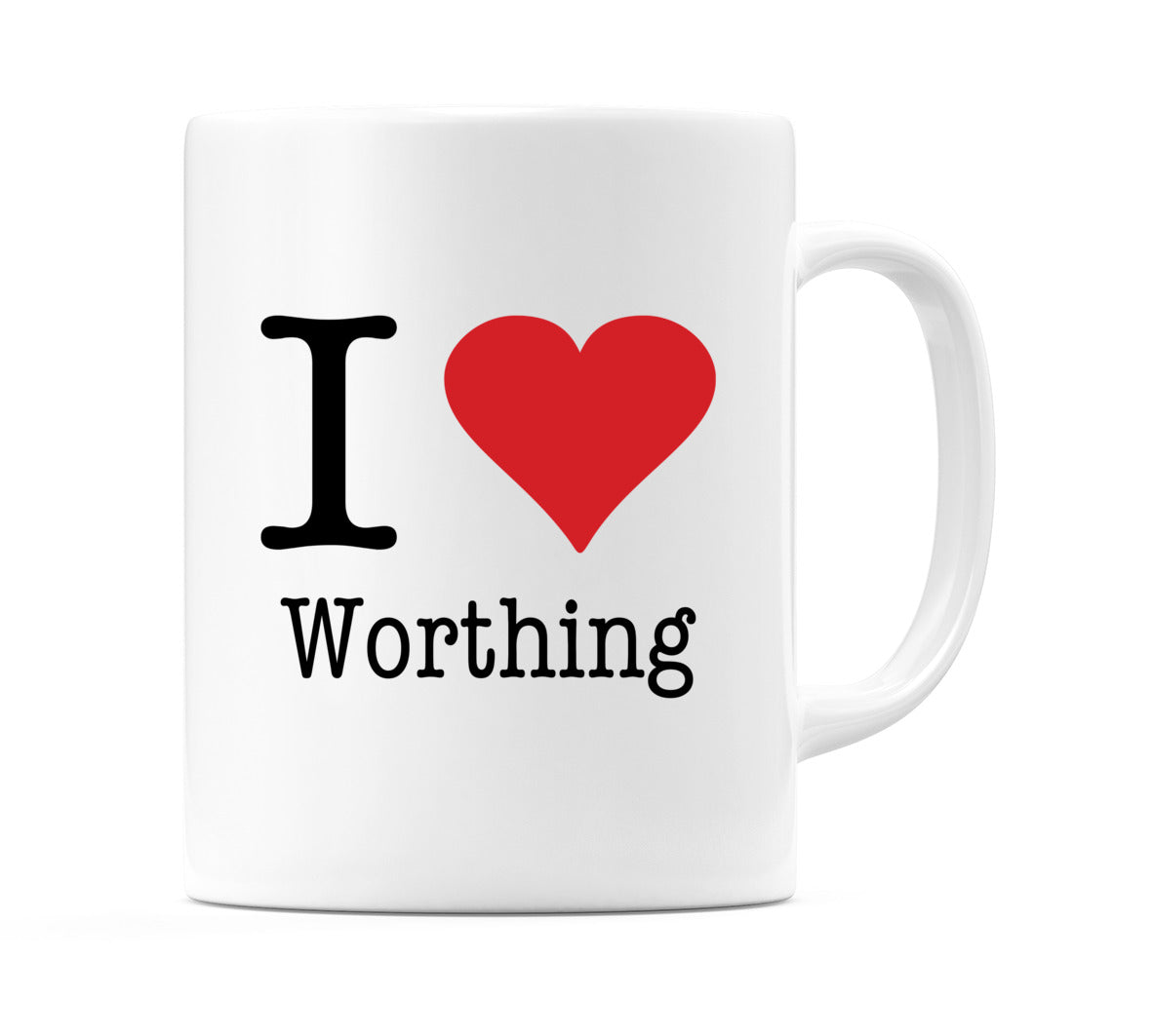 I Love Worthing Mug