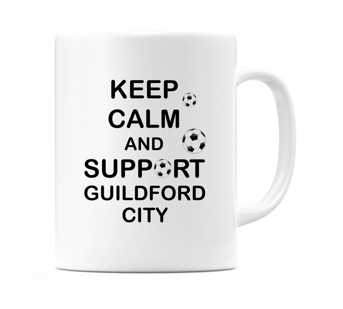 Keep Calm And Support Guildford City Mug
